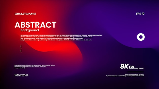 beautiful modern mesh gradient glow red and blue color trendy grainy background with vibrant colors