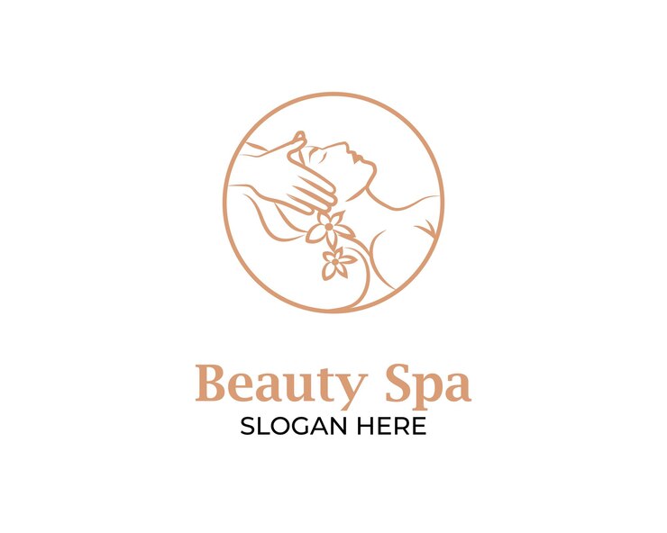 Beauty spa Logo design template linear style for spa and beauty salon boutique massage therapy