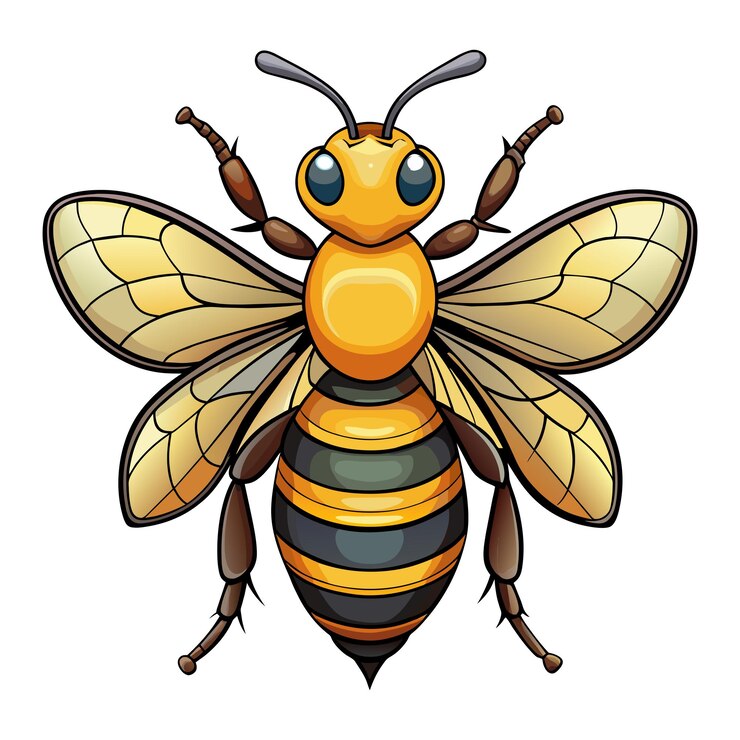 Bee Vector Mascot Design