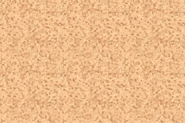 Beige rough cork board texture Vector pattern background