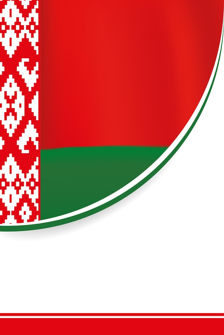 Vector belarus flyer design and flag flyer design