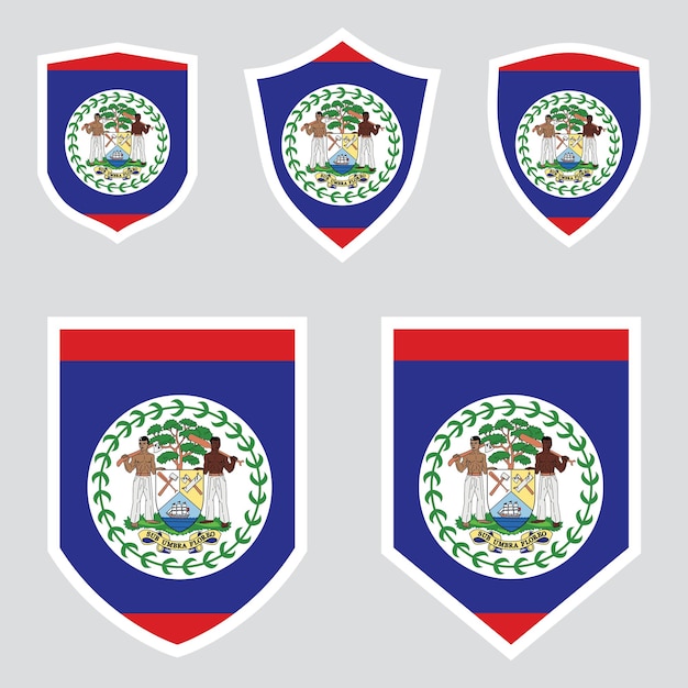 Belize Set shield frame