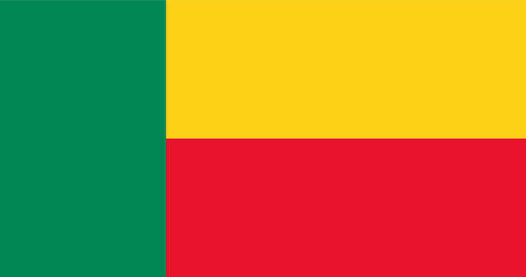 Vector benin flag illustration premium quality high resolution 300dpi