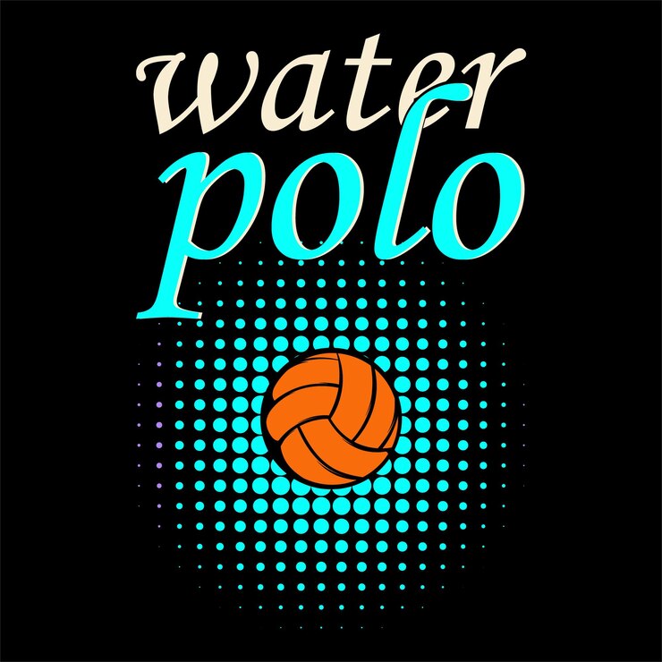 Vector best happy water polo t shirt design vector