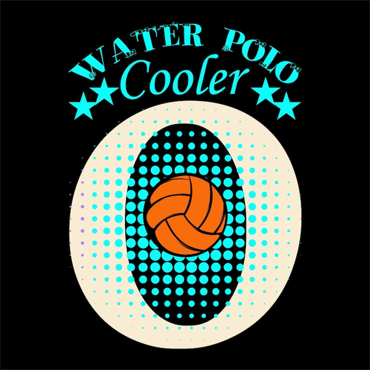 Vector best happy water polo t shirt design vector