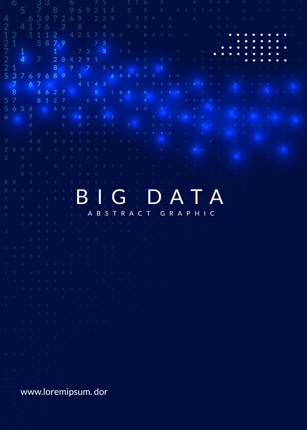 big data background technology for visualization artificial in