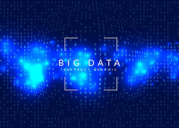 big data background technology for visualization artificial in
