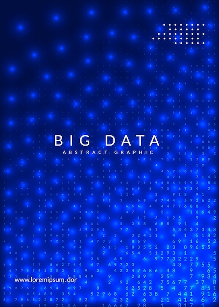 big data background technology for visualization artificial in