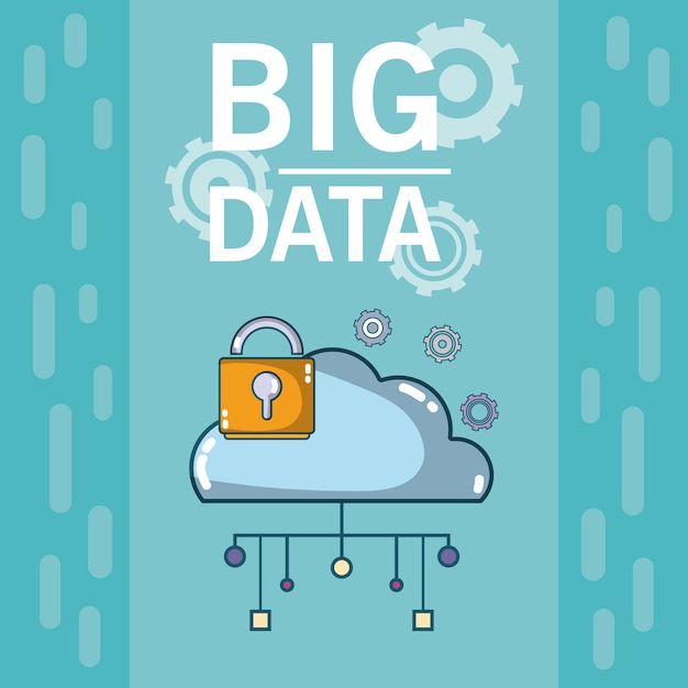 big data cloud with security system