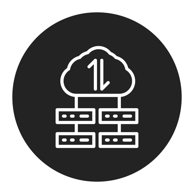 big data icon vector image can be used for digital disruption