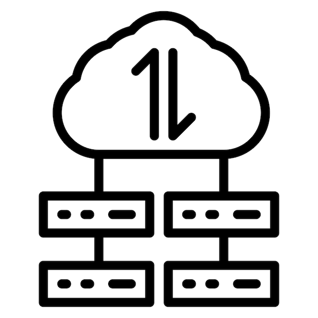 big data icon vector image can be used for digital disruption
