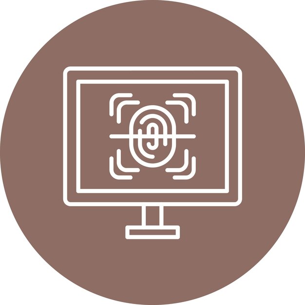 Biometrics icon vector image Can be used for Artificial Intelligence