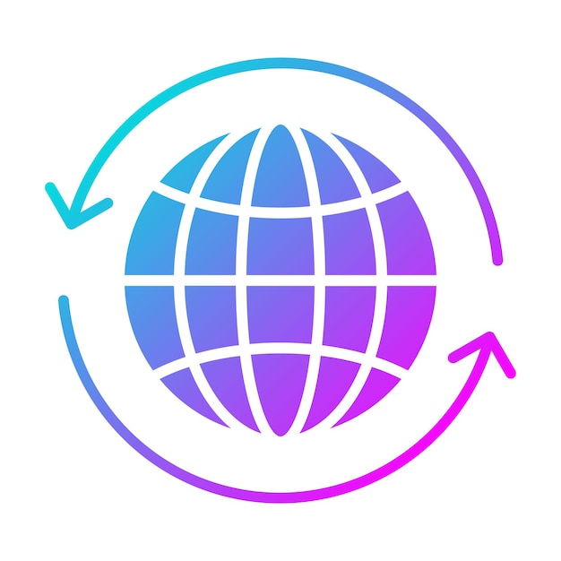 Biosphere vector icon Can be used for Renewable Energy iconset