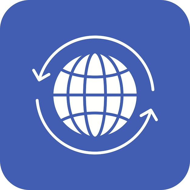 Biosphere vector icon Can be used for Renewable Energy iconset