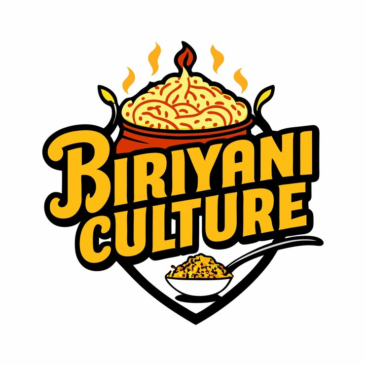Biriyani culture logo vector 3