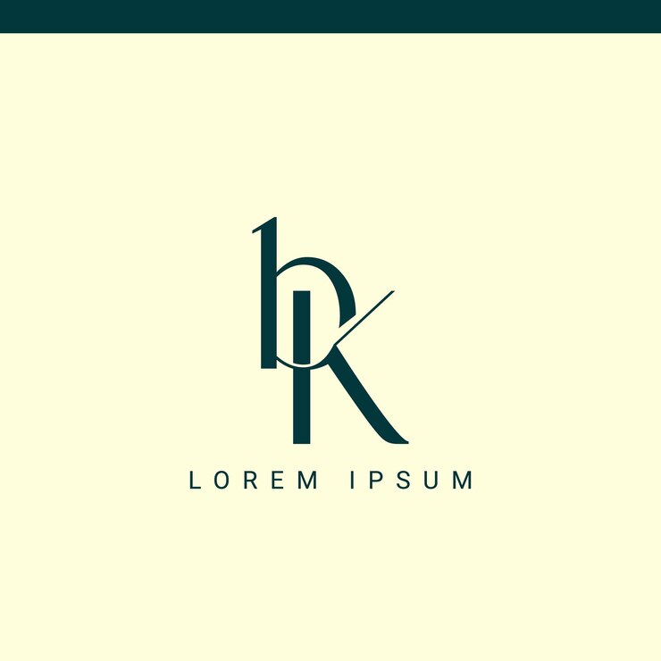 Vector bk monogram bk initial wedding bk logo company bk icon business corporate sign with variation