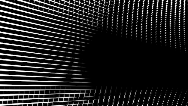 Black and white halftone pattern vector image for background or wallpaper Abstract dot halftone