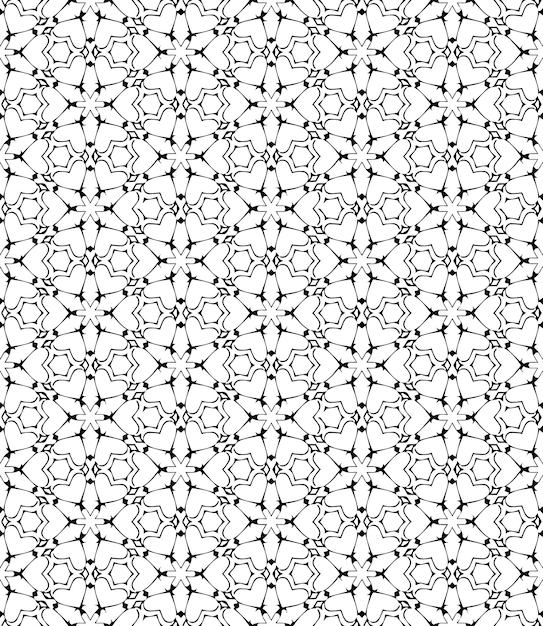 black and white seamless abstract pattern background and backdrop grayscale ornamental design