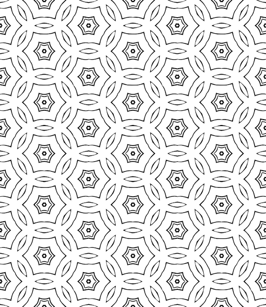 black and white seamless abstract pattern background and backdrop grayscale ornamental design