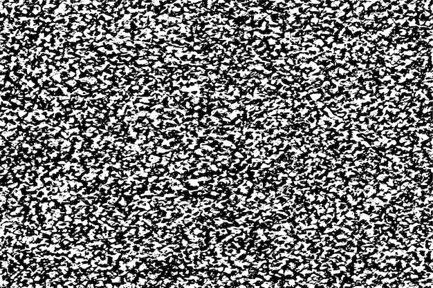 black destressed overlay grunge texture on white background vector illustration