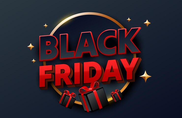 Vector black friday big sale offer day banner promotion percentage vector illustration