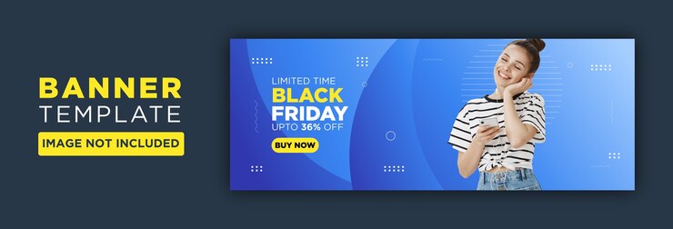 Vector black friday facebook or social media banner design