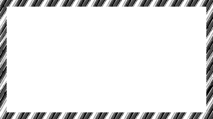 Vector black grunge stripes frame rectangular border