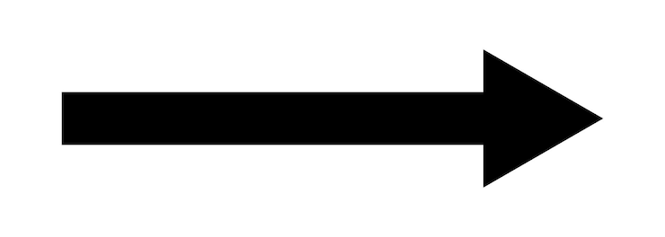Black right arrow icon