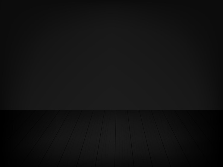 Vector black studio wall and floor background black background with light effects
