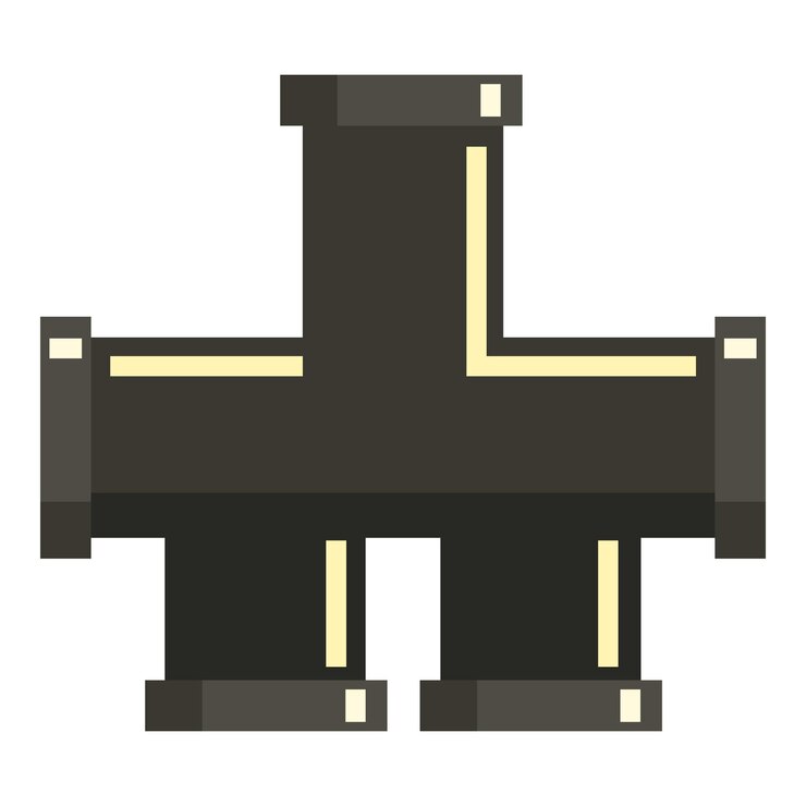 Vector black water pipe icon. flat illustration of black water pipe vector icon for web isolated on white background