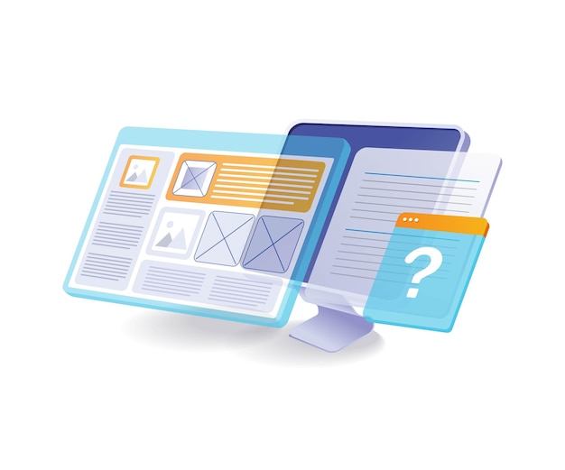 blank idea for web design developer