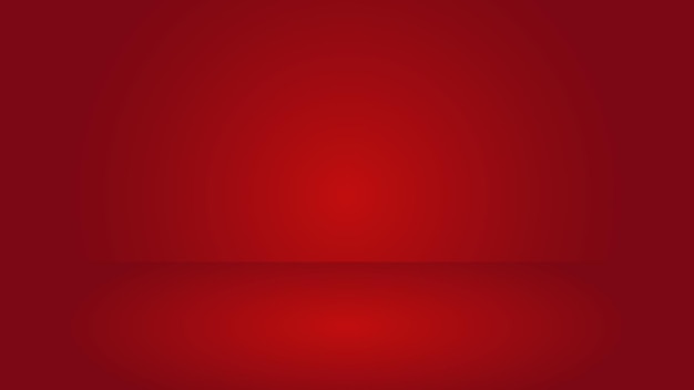 blank red studio room with color lighting effect background for product display and graphic design