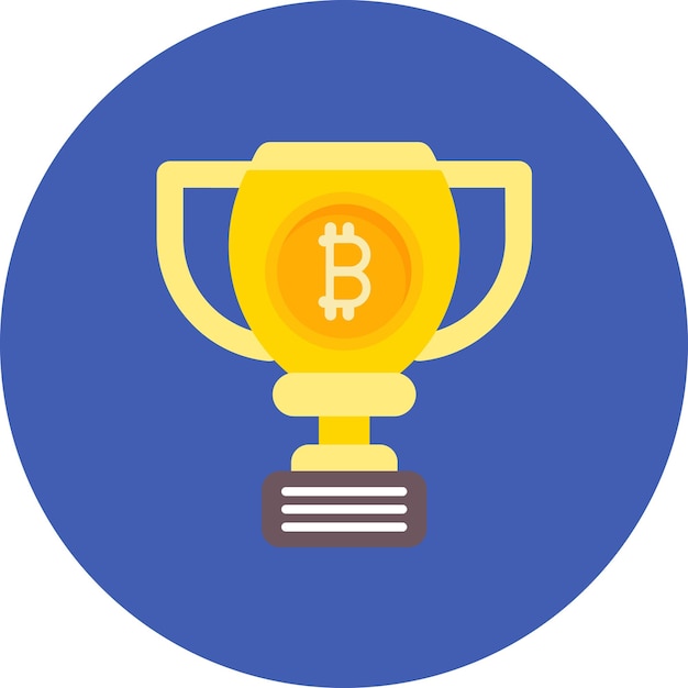 Block Reward Flat Illustration
