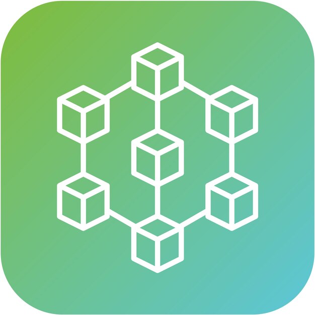 Blockchain Icon Style