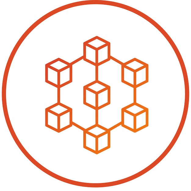 Blockchain Icon Style