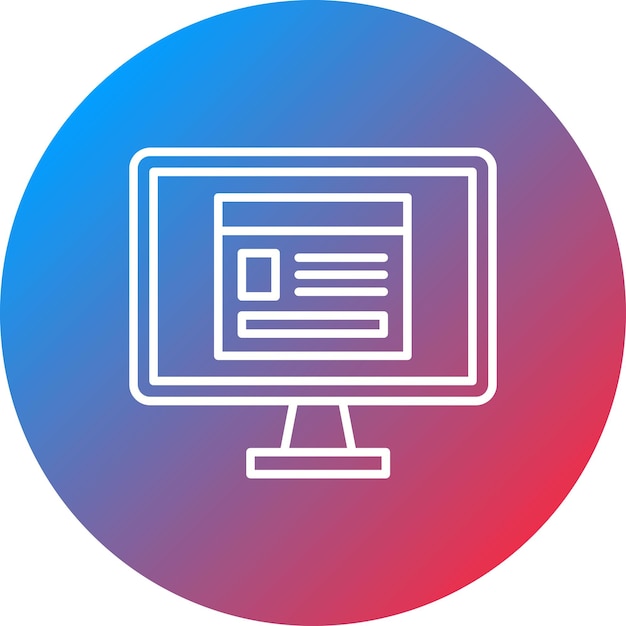 blogging icon vector image can be used for digital marketing