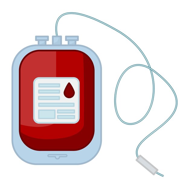 Blood Donation Bag with Tube