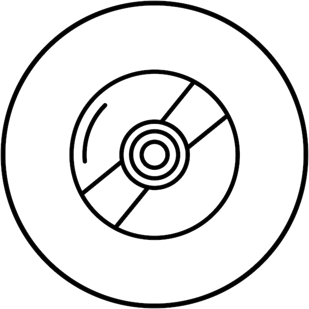 Blu Ray vector icon Can be used for Video Production iconset