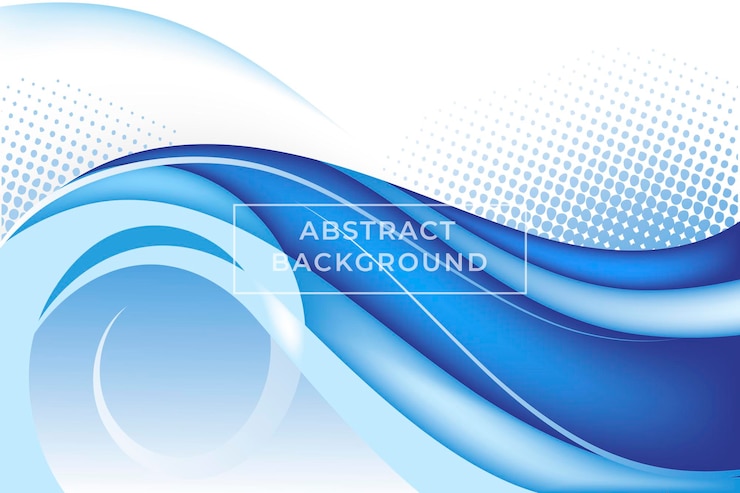 Vector blue abstract modern background design template
