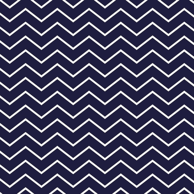 blue and white zig zag chevron stripes vector pattern