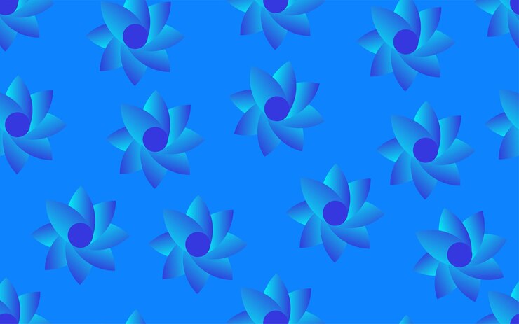 Vector blue background seamless pattern