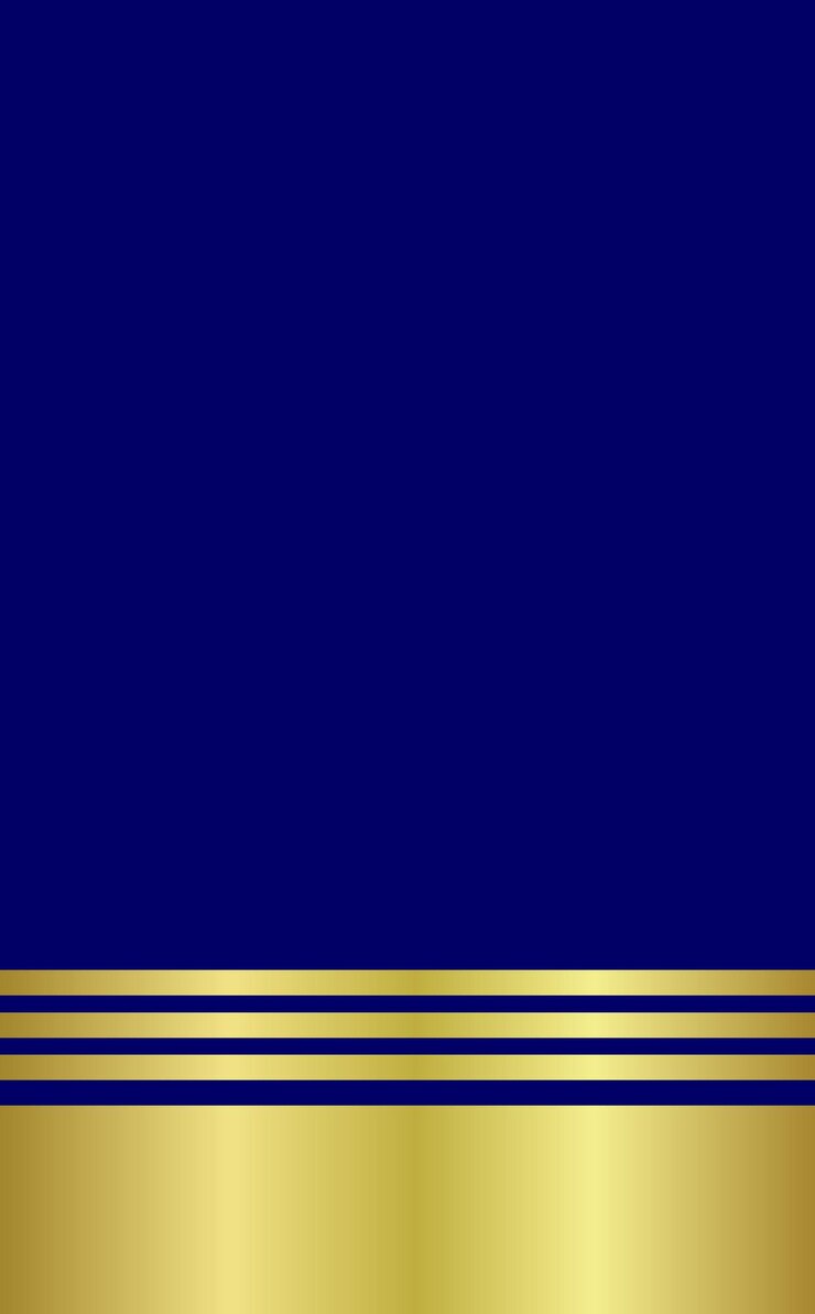 Blue background with a gold stripe and the word gold on it