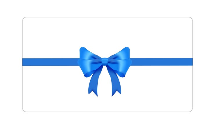 Blue bow realistic shiny satin and ribbon horizontal line with shadow for decorate your greeting car