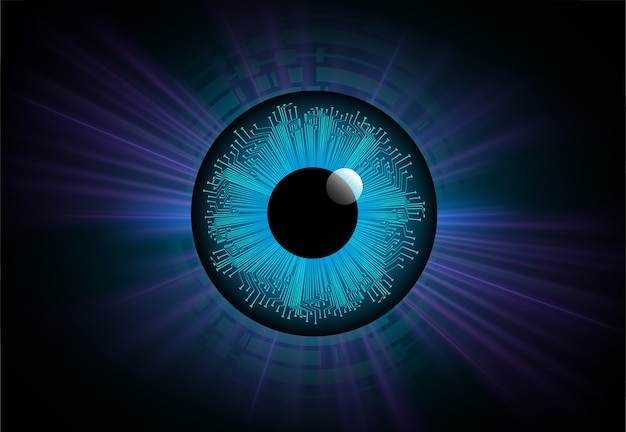 Blue eye cyber future technology