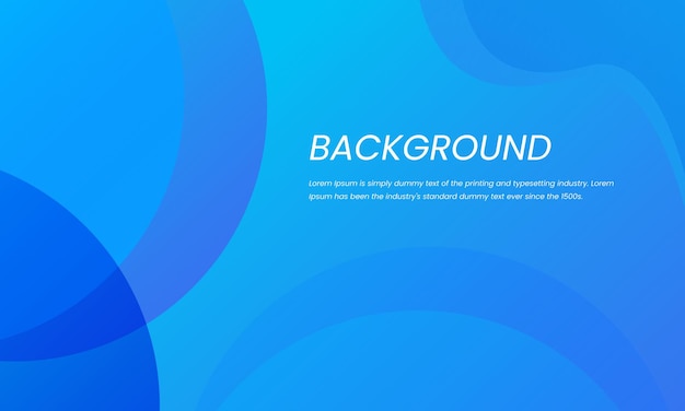 Blue Gradient Background Design With Wave Line Dot Shape For Multipurpose Use