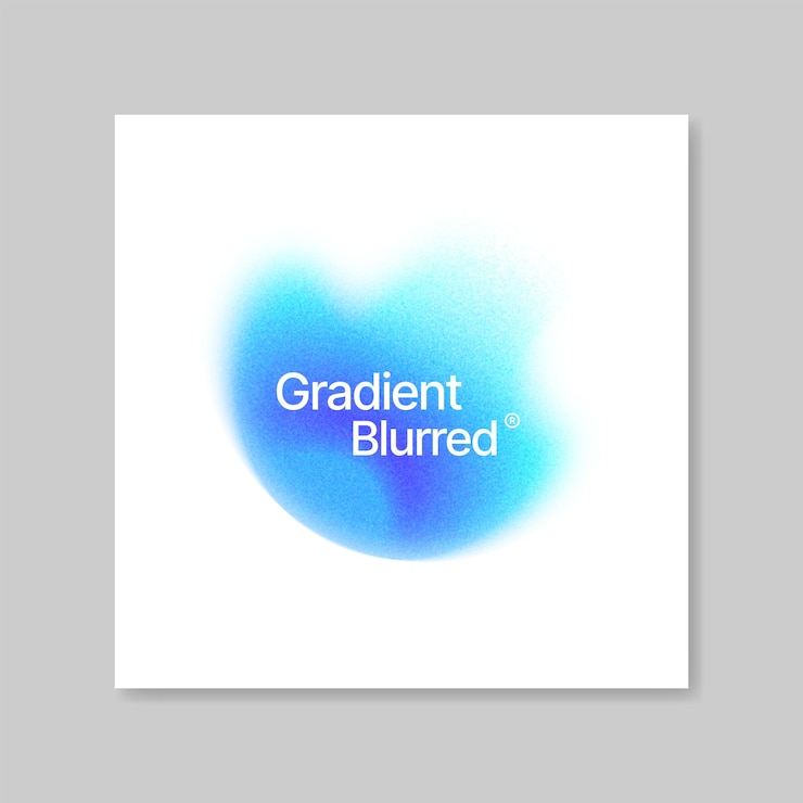 Vector blue gradient grainy texture background