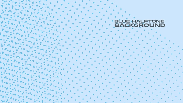 Blue halftone abstract background vector image for backdrop or presentation