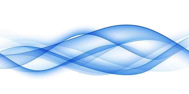 blue waves abstract background modern design vector illustration