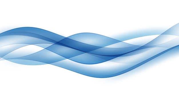 blue waves abstract background modern design vector illustration