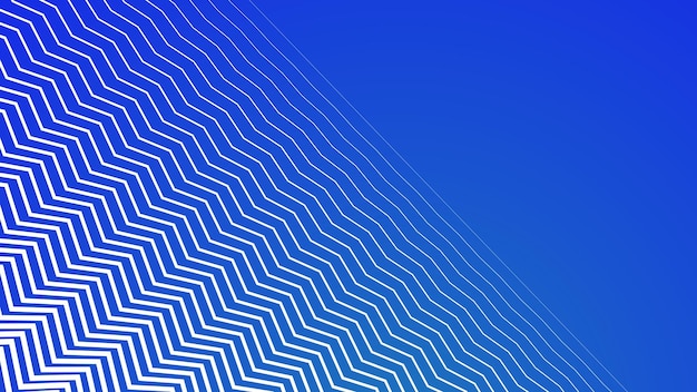 Blue white zig zag pattern abstract vector background